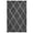 Dark Gray and Ivory, variant on Modway Toryn 5' x 8' Diamond Lattice Shag Area Rug in Gray and Ivory