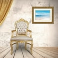 thumbnail image 3 of Watts, Eva 24x17 Gold Ornate Wood Framed with Double Matting Museum Art Print Titled - Sea Landscape III, 3 of 4