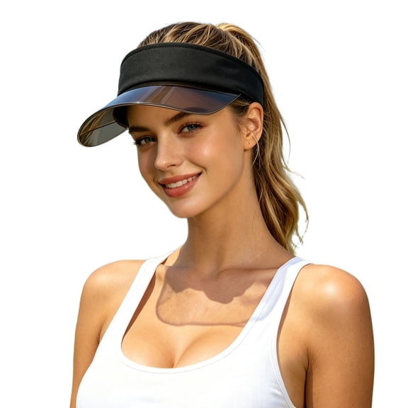 Bibifish Womens Visor Hat Clear Brim Sun Hat Sports Hat Outdoor Running Cycling Visors For Ladies