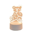 thumbnail image 5 of Regalo creativo 3D Luz de noche Regalo de vacaciones para niños Tablero de mensajes en blanco acrílico borrable escrito a mano DIY, 5 of 5