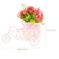 thumbnail image 2 of unbranded De Cesta Con Flores Artificiales Rosas Simuladas Para Escritorio Y Con, 2 of 6