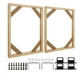 thumbnail image 1 of 2 Set DIY Solid Wood Canvas Frame Kit, 16X20 Inch Canvas Frame Stretcher Bars Wood for Oil Paintings, Prints and Posters, 1 of 5