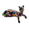 thumbnail image 3 of Figura de gato durmiendo en la siesta, adorno de mesa, escultura de resina de 8 x 3,5 x 6 pulgadas para estantes flotantes montados en la pared, Estilo C, 3 of 9