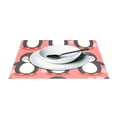 thumbnail image 3 of Penguins in Pink 12×18 inch Placemats Heat Resistant Washable Foldable Rectangular Placemats Set Decoration Indoor Outdoor for Kitchen Dining Table 6PCs, 3 of 8