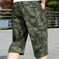 thumbnail image 4 of Men's Camo Print Cargo Shorts Men Summer Casual Short Pants Loose Pockets Gym Shorts Outdoor Workout Shorts, 4 of 5