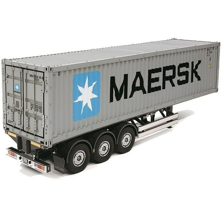 Tamiya TAM56326 1-14 RC Container Trailer Maersk Trucks - Walmart.com