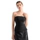 thumbnail image 1 of Camiseta de tubo SUUKSESS para mujer con doble forro, color negro, talla L, 1 of 7