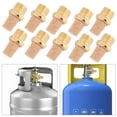 thumbnail image 4 of MasteelfCA 10pcs Pneumatic Muffler G1/4 Thread Pneumatic Silencer Brass Exhaust Muffler, 4 of 7