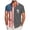 Grey, variant on V-Neck T-Shirts Men, 250 Years America Hawaiian Shirts for Men | Printed Men's Casual Short Sleeve Button-Down Shirts, Patriotic Style(Grey,XL)