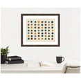 thumbnail image 2 of Kate and Laurel Framed Wall Art Print Meditation No. 3 by Kelly Knaga, 26 x 22, Woodgrain Stripe Chocolate Frame, Modern Contemporary, Abstract Art for Wall Decor, 2 of 8