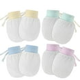 thumbnail image 2 of Guantes De Malla Para Bebés, Guantes Transpirables Antiarañazos Para Bebés, Protección Para Recién Nacidos, Manoplas Para Rasguños En La Cara 4 Pares Minnieouse BA000803-00, 2 of 6