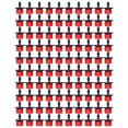 thumbnail image 1 of Irrigation Dripper, Water Saving High Performance Professional Adjustable Drip Irrigation Emitter 8 Hole 100Pcs  For Greenhouse For Garden For Courtyard Red, 1 of 8