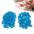 thumbnail image 4 of Blank Ear Tags, Safe Durable 100pcs TPU Ear Tags For Cattle  For Breeding Population Prevention Control No Letters, Blue, 4 of 8