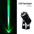 thumbnail image 3 of Bearachild Foco LED de pared 250LM IP65 impermeable resistente a la intemperie iluminación de paisaje fiesta 180 grados giratorio lámpara de un haz para Iluminación y accesorios Luz verde Bearachild HA011797-06B, 3 of 6
