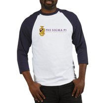 CafePress - Phi Sigma Pi Full Color Wordmark Baseball Jersey - Cotton Baseball Jersey, 3/4 Raglan Sleeve Shirt