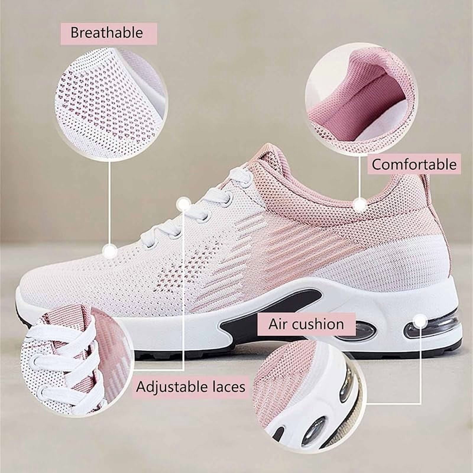 Orthopedic Shoes for Women Arch Support Walking Shoes Plantar Fasciitis Tennis Sneakers  for Gym Workout Sports
