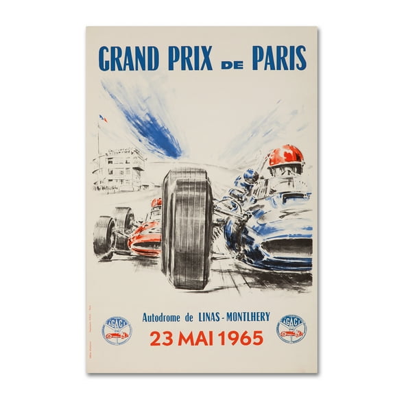 Trademark Fine Art 'Racing 8' Canvas Art by Lantern Press