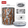 thumbnail image 4 of Leopard 12oz Stainless Steel Coffee Mug – Double-Wall Insulated Cup with Spill-Resistant Lid, 360° Full-Print Design, Keeps Drinks Hot & Cold for Home, Office, Travel,Thanksgiving,Christmas, 4 of 5