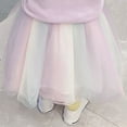 thumbnail image 5 of Toddler Rainbow Tulle Skirt Girls Sequin Glitter Elastic High Waisted Skirt Cute Party Casual Little Girl's Clothes, Pink, 3 Years, 5 of 7