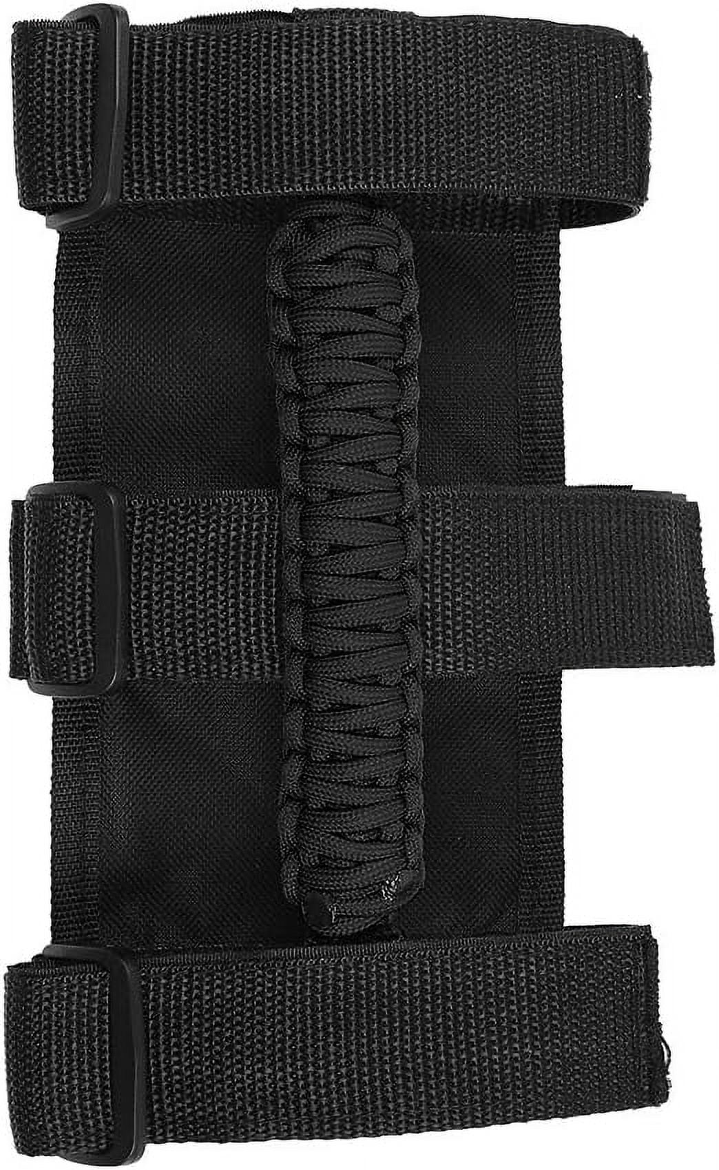 4 x Roll Bar Grab Handles Grip Handle for Jeep Wrangler YJ TJ JK JL & Gladiator JT 1955-2023, Interior Accessories, Black