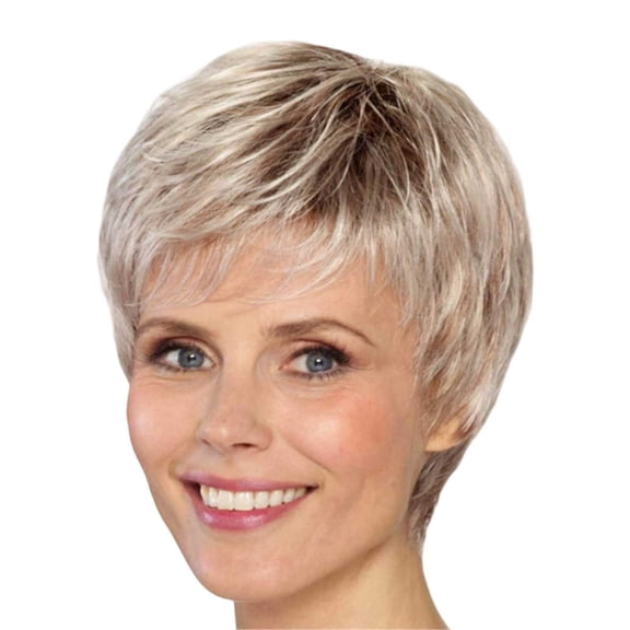 Natural Looking Synthetic Wig for Women Heat- Hair Extensions Full Cap Comfortable Casual Fashion Style Daily Wear Easy
