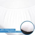 thumbnail image 5 of Marquess 100% Bamboo Cooling 4 Piece Sheet Set, Full Size White Color, 5 of 6