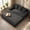 Dark gray, variant on Apicizon Corduroy Reclining Divan Sofa Bed with 4 Pillows, Black