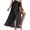 02_Black, variant on HNMKIU Swimsuit Coverup Long Flowy Sarong Wrap Skirt Lightweight Chiffon Beach Cover for Womens Swimsuits 01_Black,A