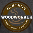 thumbnail image 3 of CafePress - Instant Woodworker Coffee Dark T Shirt - Men's Classic Graphic Cotton T-Shirt, 3 of 4