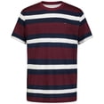 thumbnail image 1 of Camiseta Tommy Hilfiger de manga corta con rayas de rugby para niños de 10 a 12 años, 1 of 1