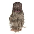 thumbnail image 5 of SUCS Wig Long Curly Hair Brown Gray Gradient Headgear Big Wave Wig Headgear, 5 of 5
