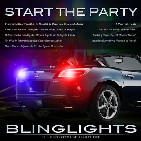 Strobe Head Adapter - Saturn Sky Strobe Lights Kit for Taillamps Headlamps Taillights Headlights Tail Head Lamps Strobes