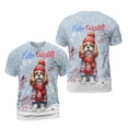 thumbnail image 3 of Hello Winter Cavalier King Charles Spaniel Smiling in Red Scarf Hat Welcome Christmas All Over Print 3D Shirt Unisex Merch Dog Lover Gifts - 00017, 3 of 6