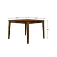 thumbnail image 4 of Lexicon Verona Wood Counter Height Dining Room Table in Wire Brushed Amber, 4 of 4