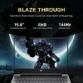thumbnail image 3 of HP Victus Ryzen 5 Gaming Laptop, 15.6 FHD 144Hz, Ryzen 5 7535HS (Beats Intel i5-13420H), AMD Radeon RX 6550M (Beats NVIDIA GeForce RTX 3050), 16GB RAM, 512GB SSD, W11H, with 512GB External SSD Bundle, 3 of 5