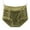 Green, variant on KEGIRLOM Women's Solid Color Panelled Netting Cut-Out Casual Fashionable Briefs White S