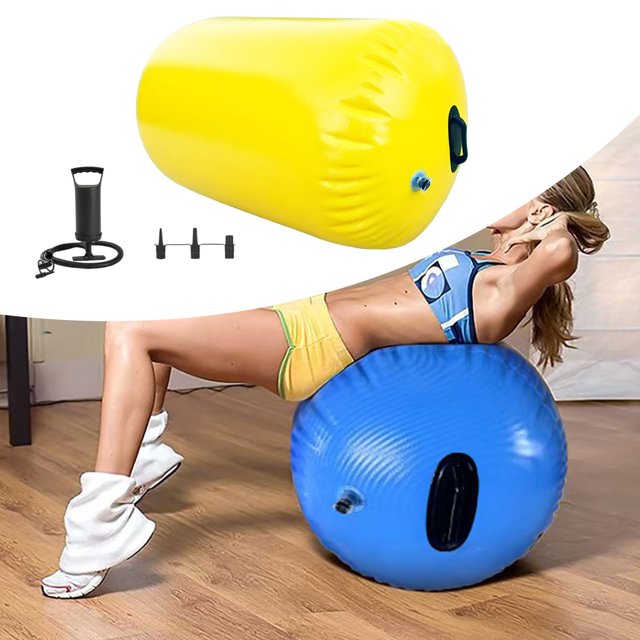 Rodillo de para gimnasia, equipo de entrenamiento con rodillo para volteretas, tren de saltos de mano, colchoneta para ejercicios de equilibrio 1 mx08 m