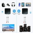 thumbnail image 3 of 5.0 Transmitter Receiver, 2-in-1 Wireless 3.5mm Audio aptX Low Latency Adapter for Home Sound System/TV/PC/Tablet Headphone, 3 of 8
