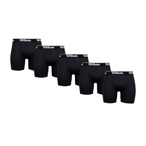 Boxer Wilson para Hombre Motion Core Color Negro 5 Piezas Talla M