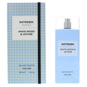 Notebook White Wood & Vetiver by Selectiva SPA Eau De Toilette Spray 3.4 oz for Men