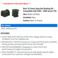 thumbnail image 2 of Rear To Frame Sway Bar Bushing Kit - Compatible with 2004 - 2008 Acura TSX 2005 2006 2007, 2 of 2