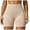 Beige, variant on felwors Women's Impact Shorts High Waisted Scrunch Lifting Seamless Running Yoga Biker Shorts Blue for Size M