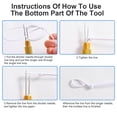 thumbnail image 2 of APPLAYERR Fishing Knot Tying Tool Hook Tier Aluminum Alloy Golden Quick Knot Hook Remover Line Cleaner Portable Angler, 2 of 10