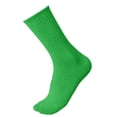 thumbnail image 2 of ITSAME Boys Girls Crew Socks Solid Color Cotton Straight Tube Mid Calf Everyday Casual Socks Green Size Free Size, 2 of 6