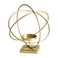 thumbnail image 1 of Candelabro de Metal perfecl Soporte para decoración de Centros de mesa Dorado 15,5 cm x 17 cm x 6 cm, 1 of 8