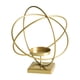 thumbnail image 1 of Candelabro de metal BLESIY con forma de vela de té adorno de hierro para boda Oro redondo, 1 of 8