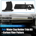 thumbnail image 3 of Unique Bargains Car Left and Right Seats Cup Holder Gray Replace 51459173465 51459173471 for BMW 323i E90 06-11, 3 of 7