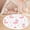 Color 2, variant on Tropical Flamingo Nursery Rug 4ft, Pink Flamingos Tropical Palm Leaves Light Blue Washable Non-Slip Carpet Playmat for Girls Women Bedroom Preschool Classroom Decor