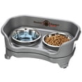 thumbnail image 1 of Comedero Neater Feeder Plomizo con Cuencos de Acero Inoxidable y Antideslizantes para Gato, 1 of 9