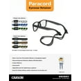 thumbnail image 6 of Carson Paracord Eyewear Retainers- Green/Black Braided Nylon Design, 6 of 8